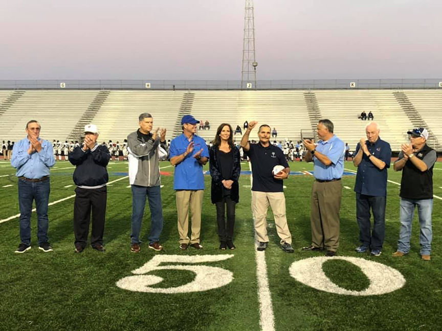Brazoswood Honors Football Team Doctor of 35 Years